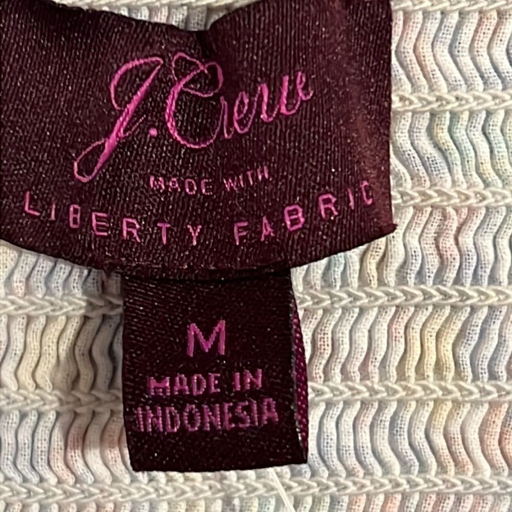 J. Crew Ruffle Smocked liberty print tank - Picture 5 of 5
